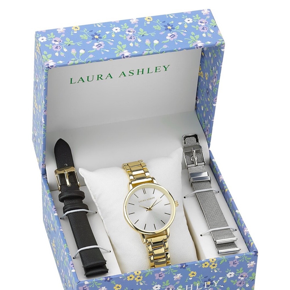 Laura Ashley Multicolor Alloy Watch with Silver Dial